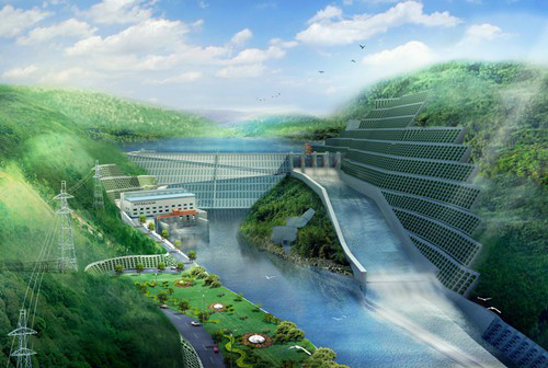 章贡老挝南塔河1号水电站项目
